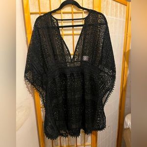 Xhilaration Cover Up Black Size XL